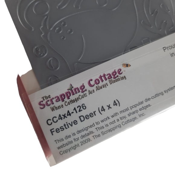 Cottage Cutz Festive Deer Die Cutting Scrapbooking - Picture 3 of 5